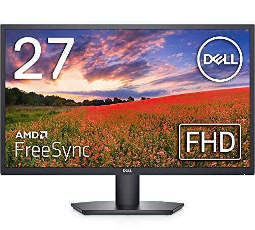 Dell SE2722HX 27 inch Full HD (1920 x 1080) Monitor, 75Hz, VA, 4ms, AMD FreeSync, HDMI, VGA, 3 Year Warranty