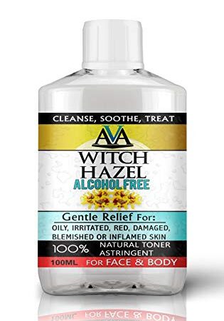 Pure & Natural Alcohol Free Witch Hazel Distillate | Natural Toner & Astringent | (100 ML No Alcohol, Chemical & Paraben Free)