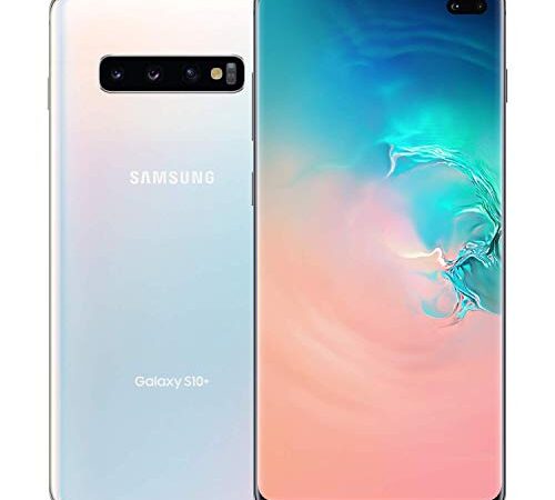 Samsung Galaxy S10+ 128GB - Prism White - Unlocked (Renewed)