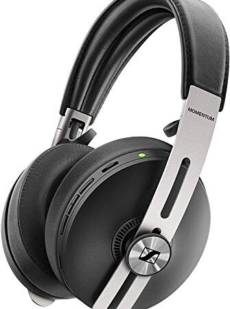 Sennheiser Momentum 3 Wireless Noise Cancelling Headphones with Alexa built-in, Auto On/Off, Smart Pause Functionality and Smart Control App, Black